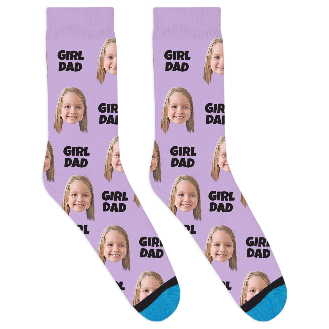 Custom Girl Dad Socks