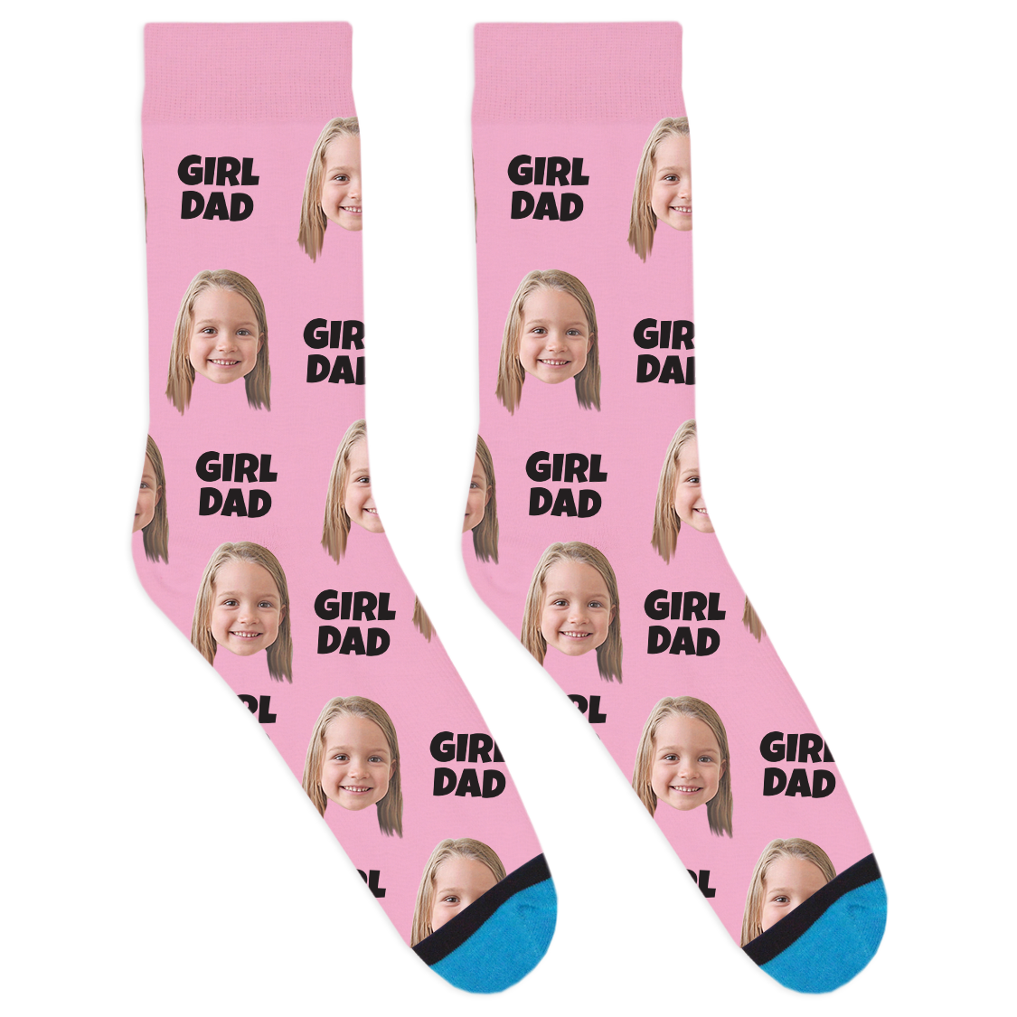Custom Girl Dad Socks