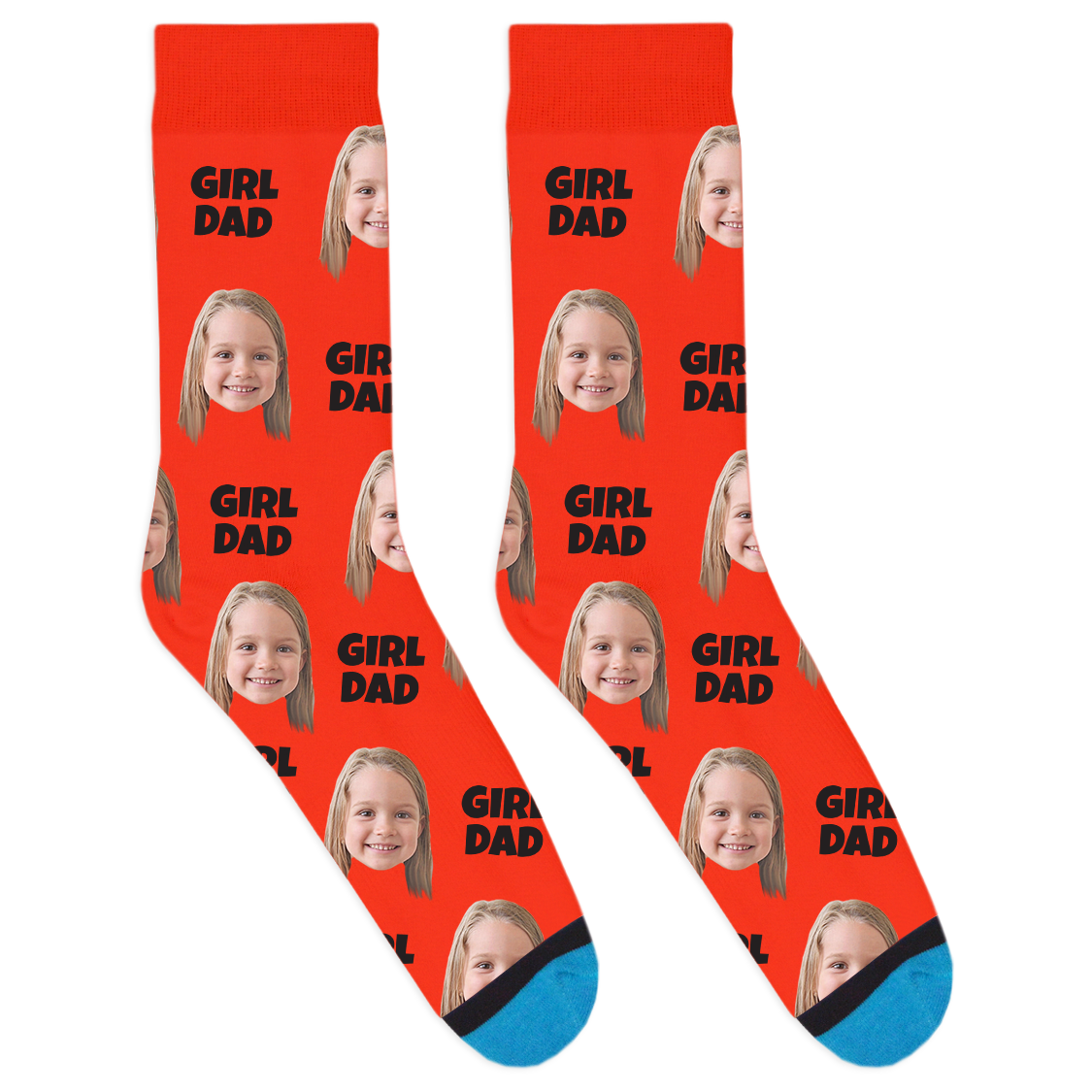 Custom Girl Dad Socks