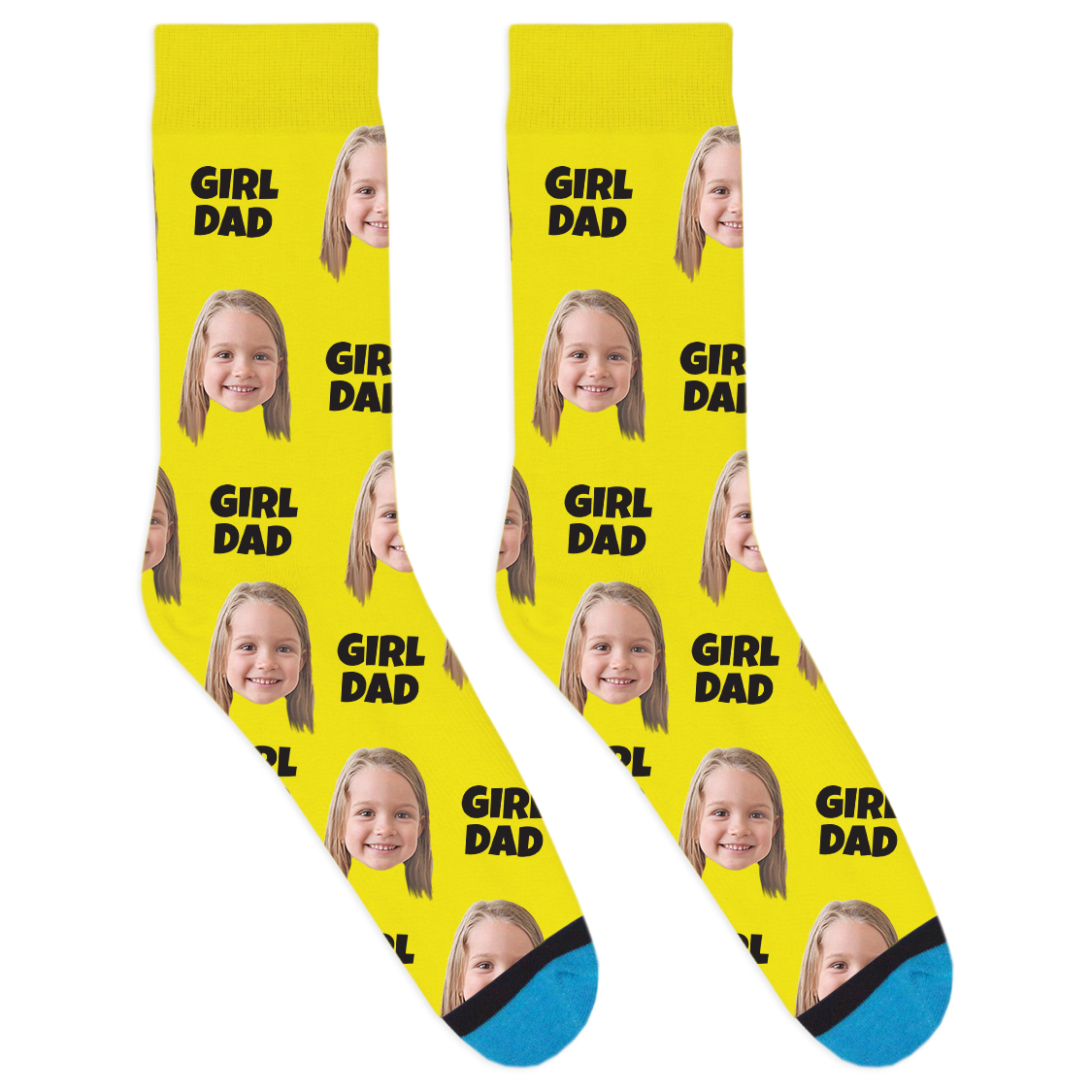Custom Girl Dad Socks