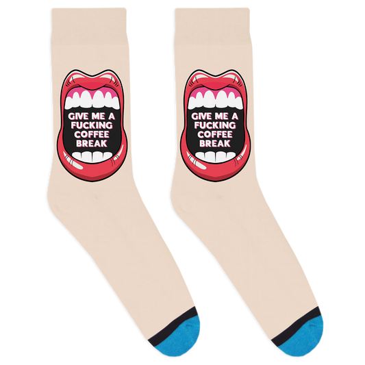 Give Me a Coffee Break Socks