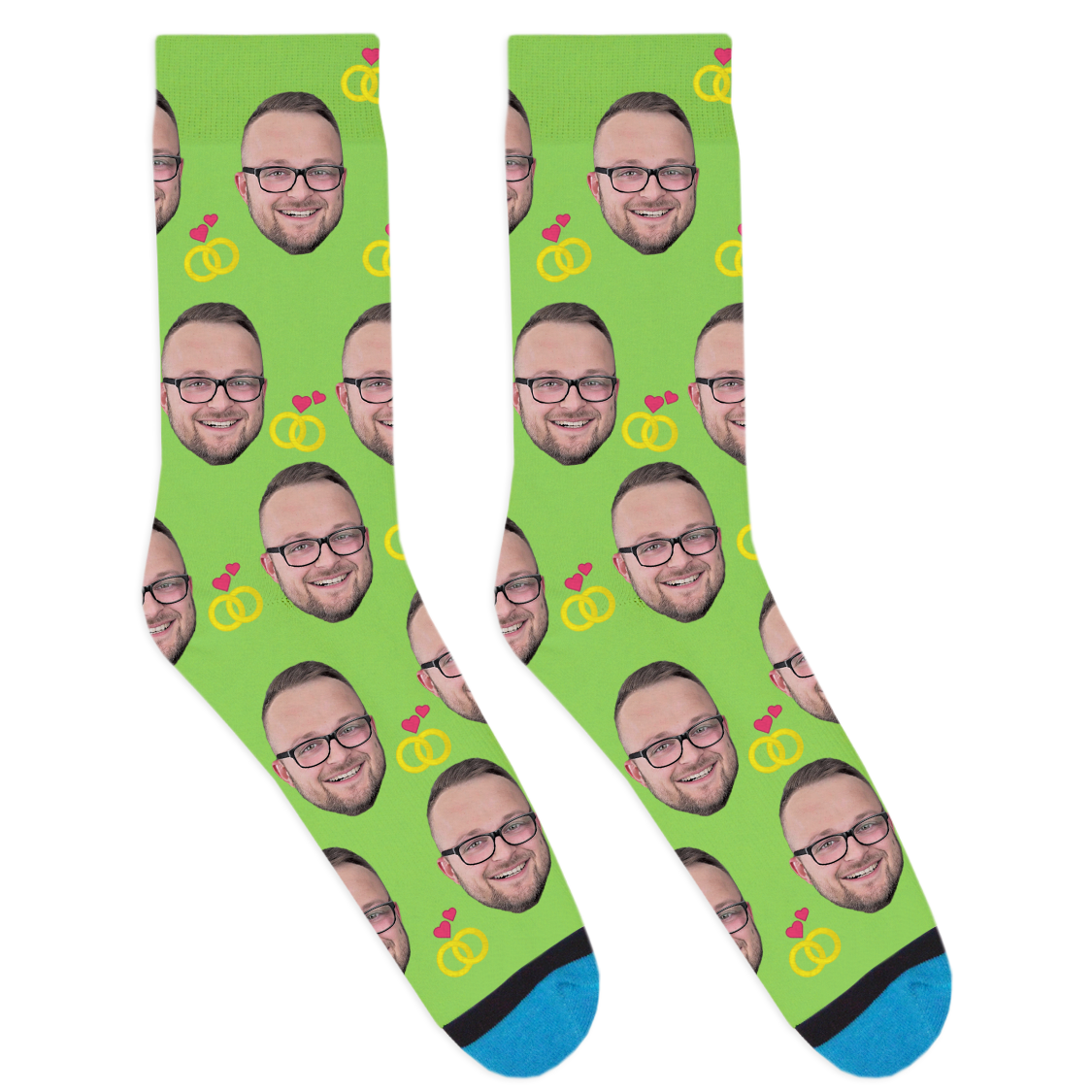 Custom Wedding Ring Socks