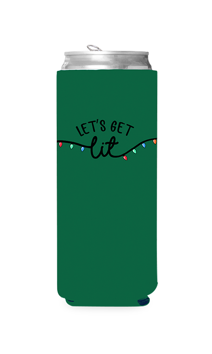 Let's Get Lit Predesigned Can Cooler