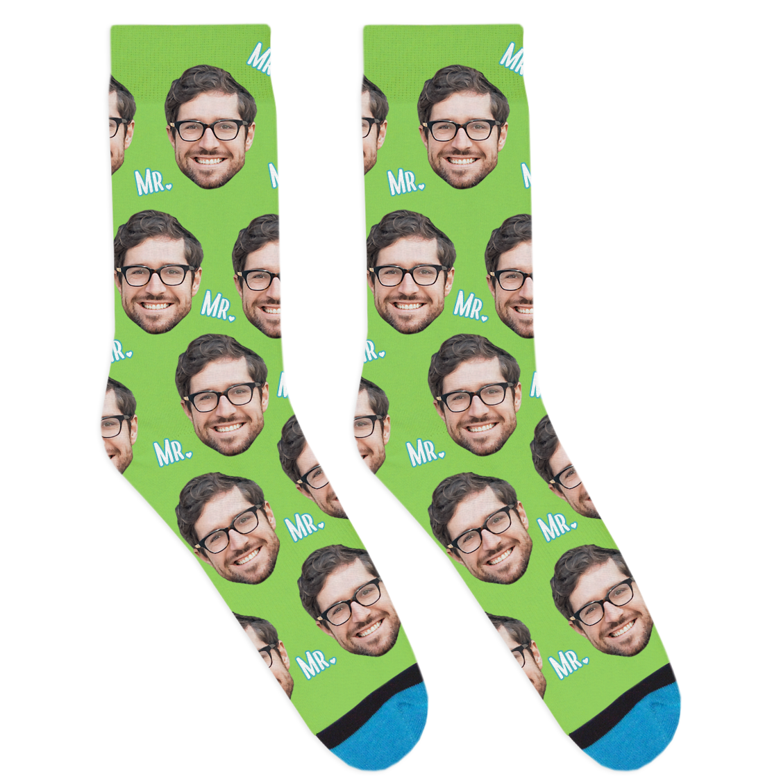 Custom Wedding Mr. Socks