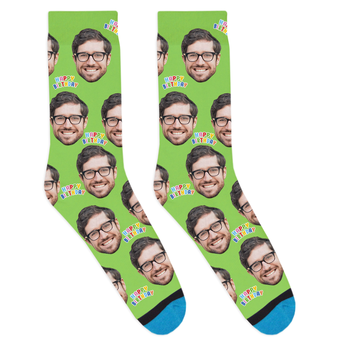 Custom Happy Birthday Socks