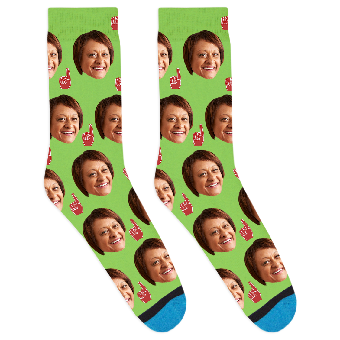 Custom Foam Finger Socks