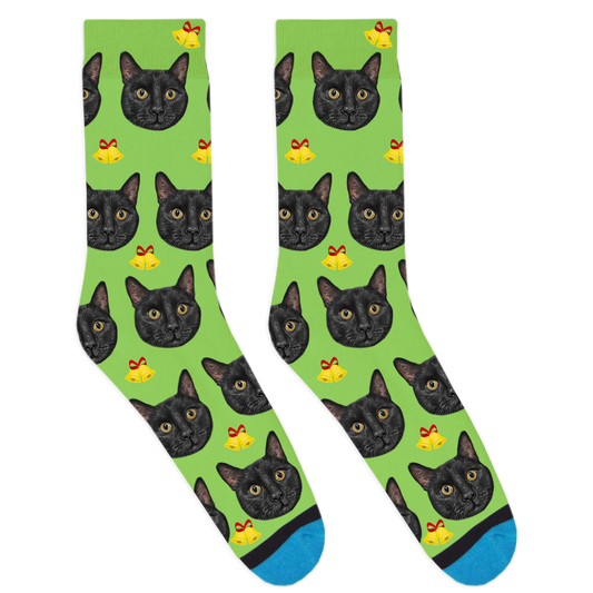 Custom Christmas Bell Socks