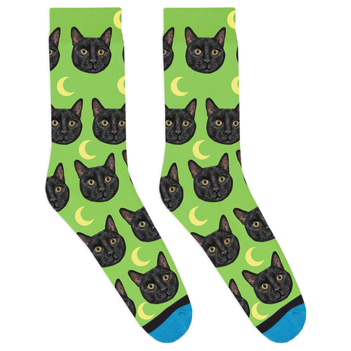 Custom Moon Socks