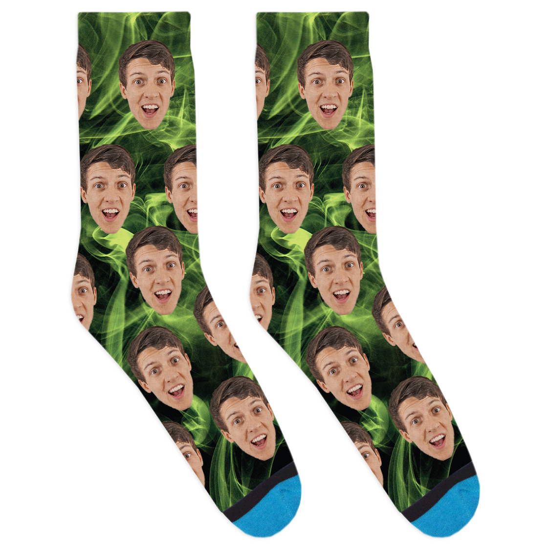 Custom Green Smoke Socks