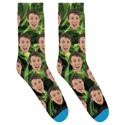 Custom Green Smoke Socks