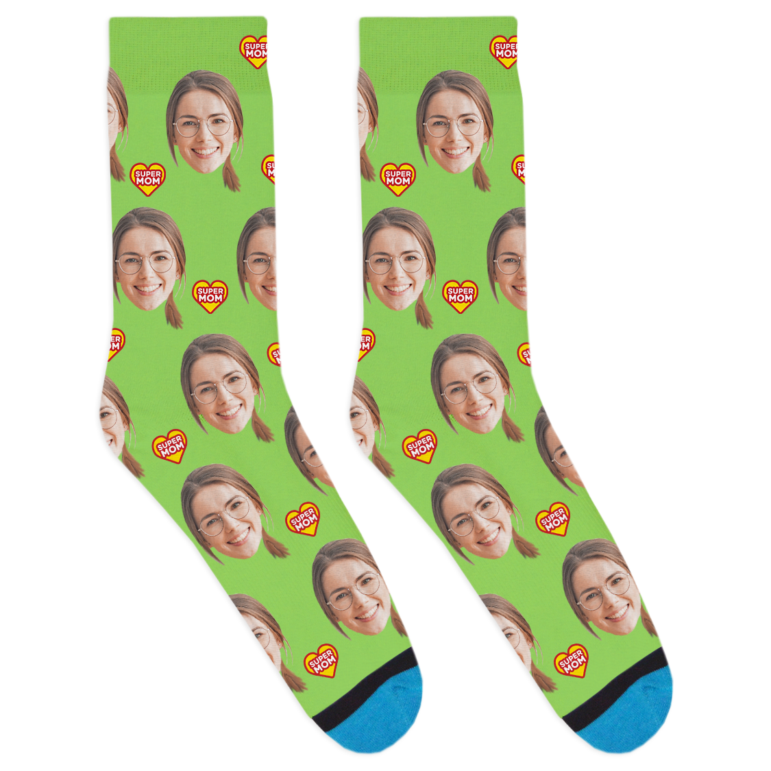 Custom Super Mom Socks