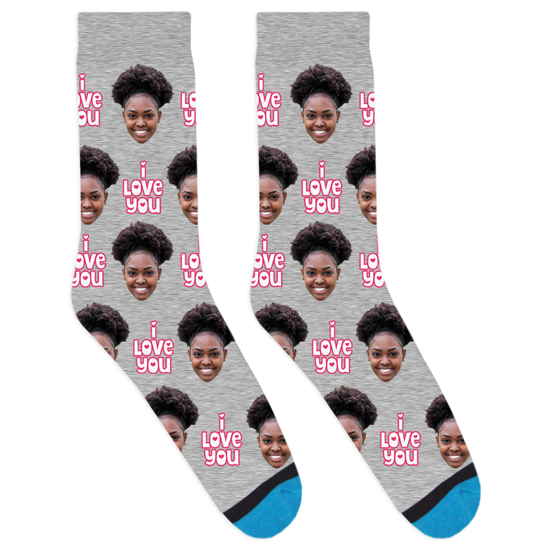 Custom I Love You Socks