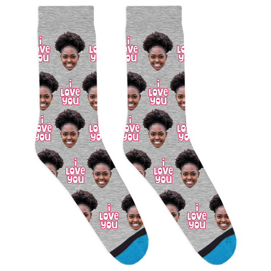 Custom I Love You Socks