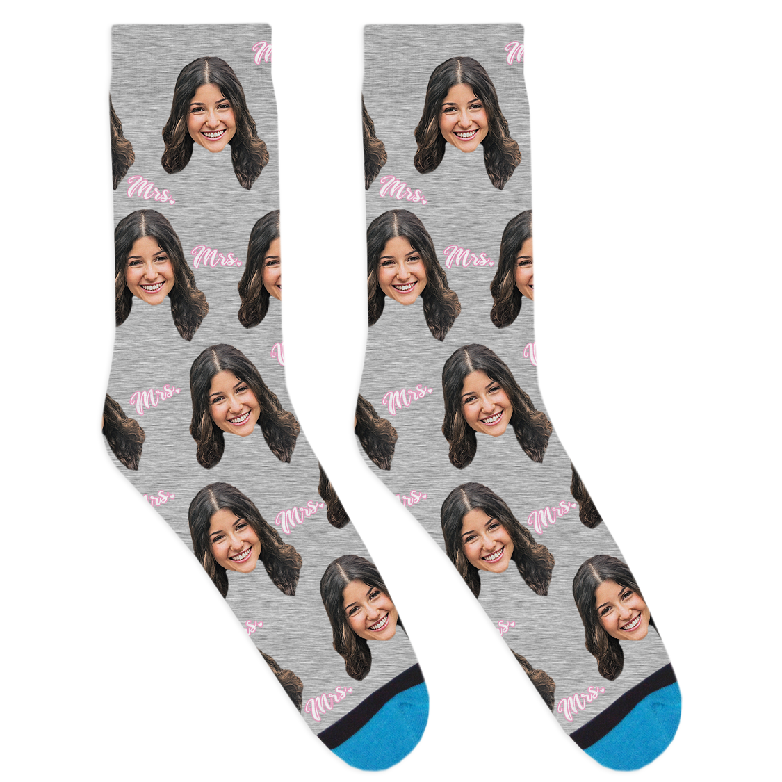 Custom Wedding Mrs. Socks