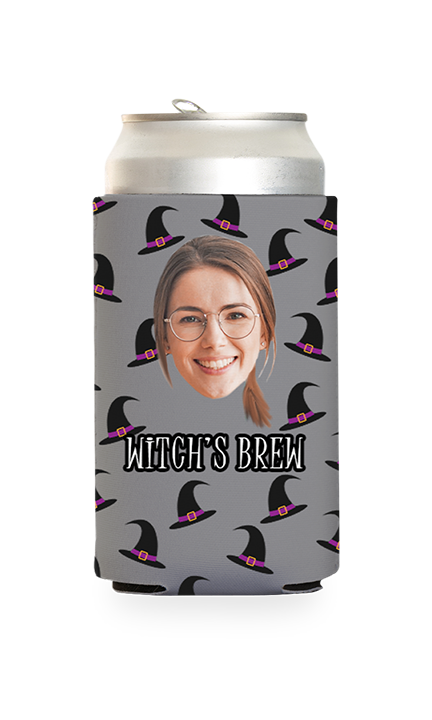 Custom Witch's Brew Can Cooler