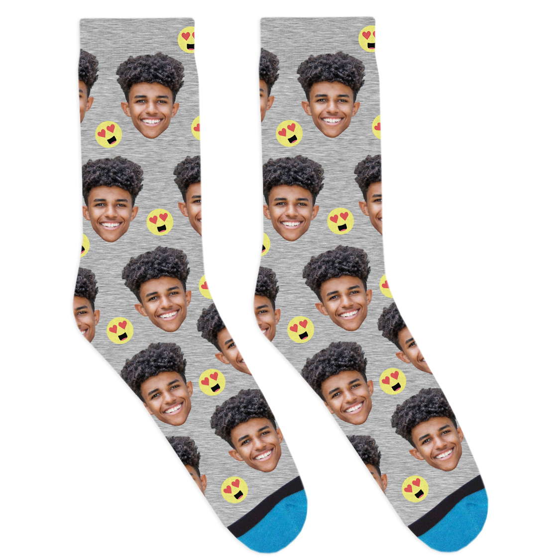 Custom Heart Eyes Socks