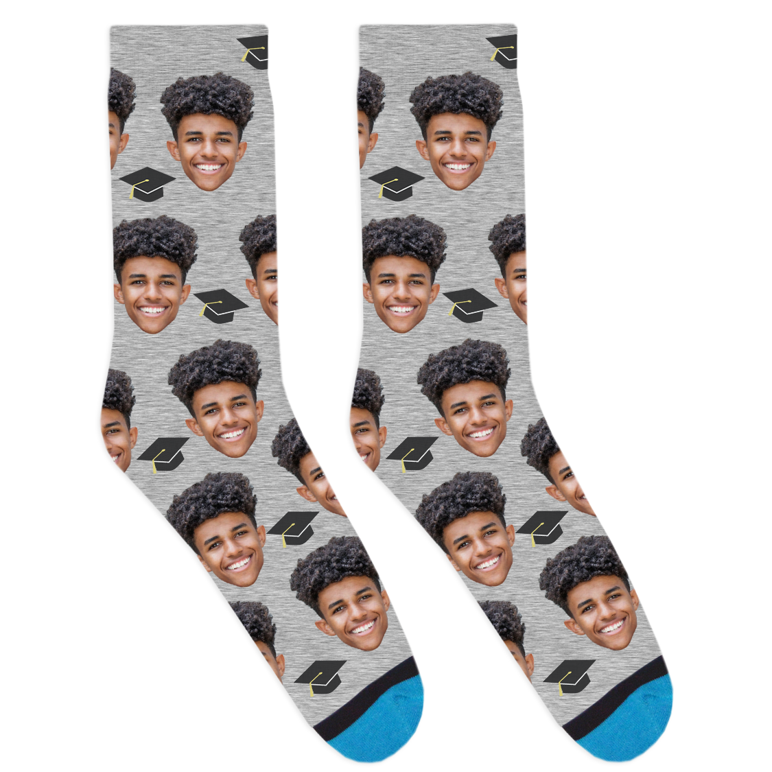 Custom Graduation Hat Socks
