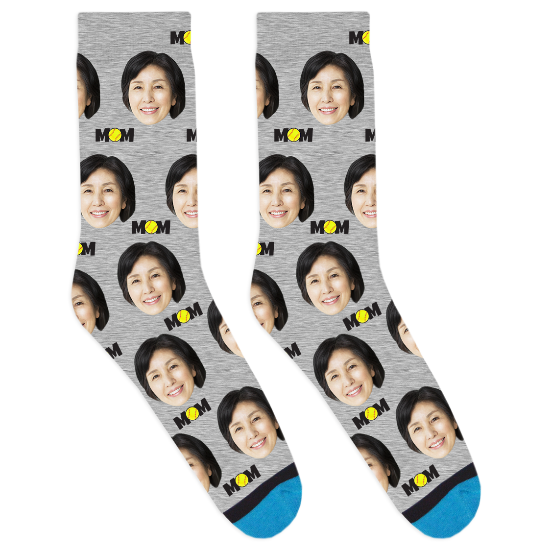 Custom Softball Mom Socks