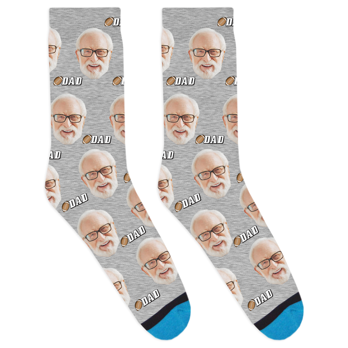 Custom Football Dad Socks