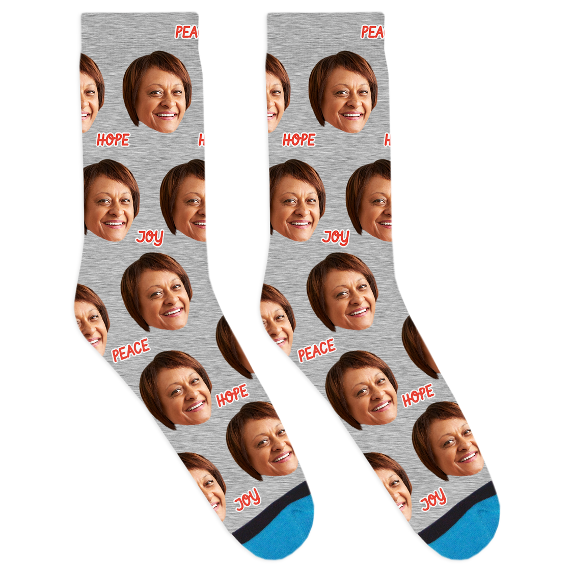 Custom Peace Hope Joy Socks