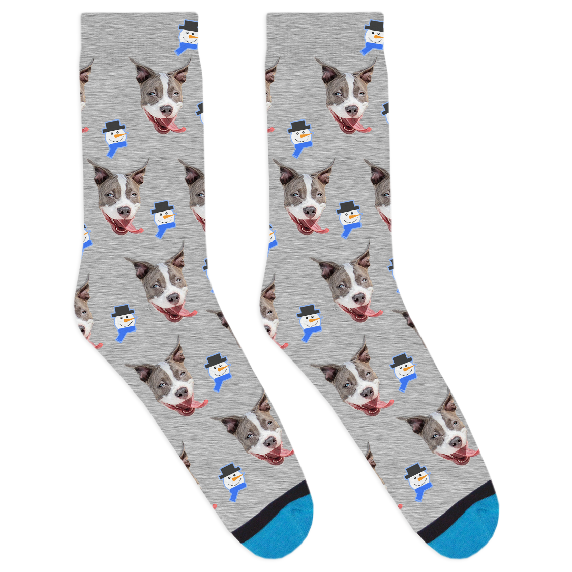 Custom Snowman Socks