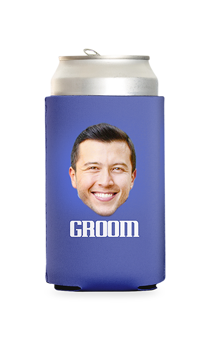 Custom Groom Can Cooler