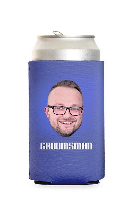 Custom Groomsman Can Cooler