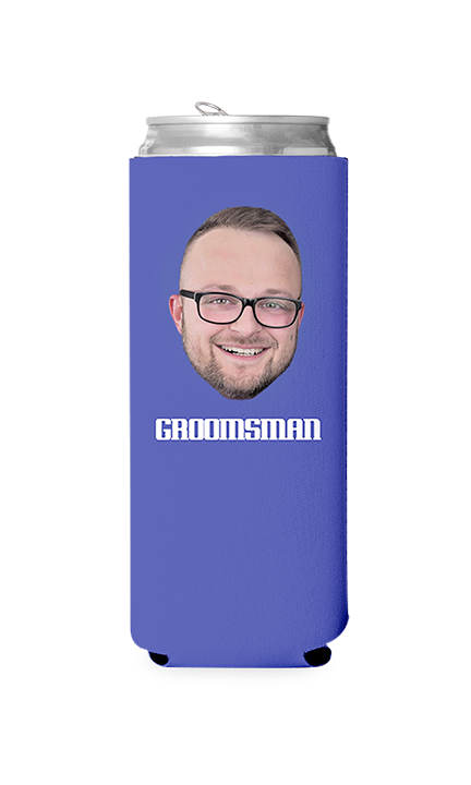 Custom Groomsman Can Cooler