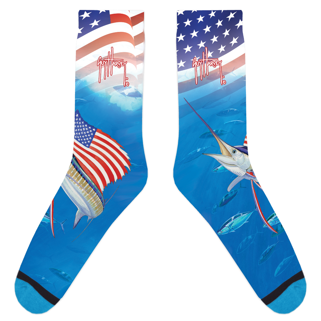 Guy Harvey Americana Socks