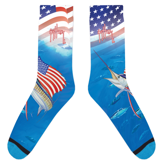 Guy Harvey Americana Socks