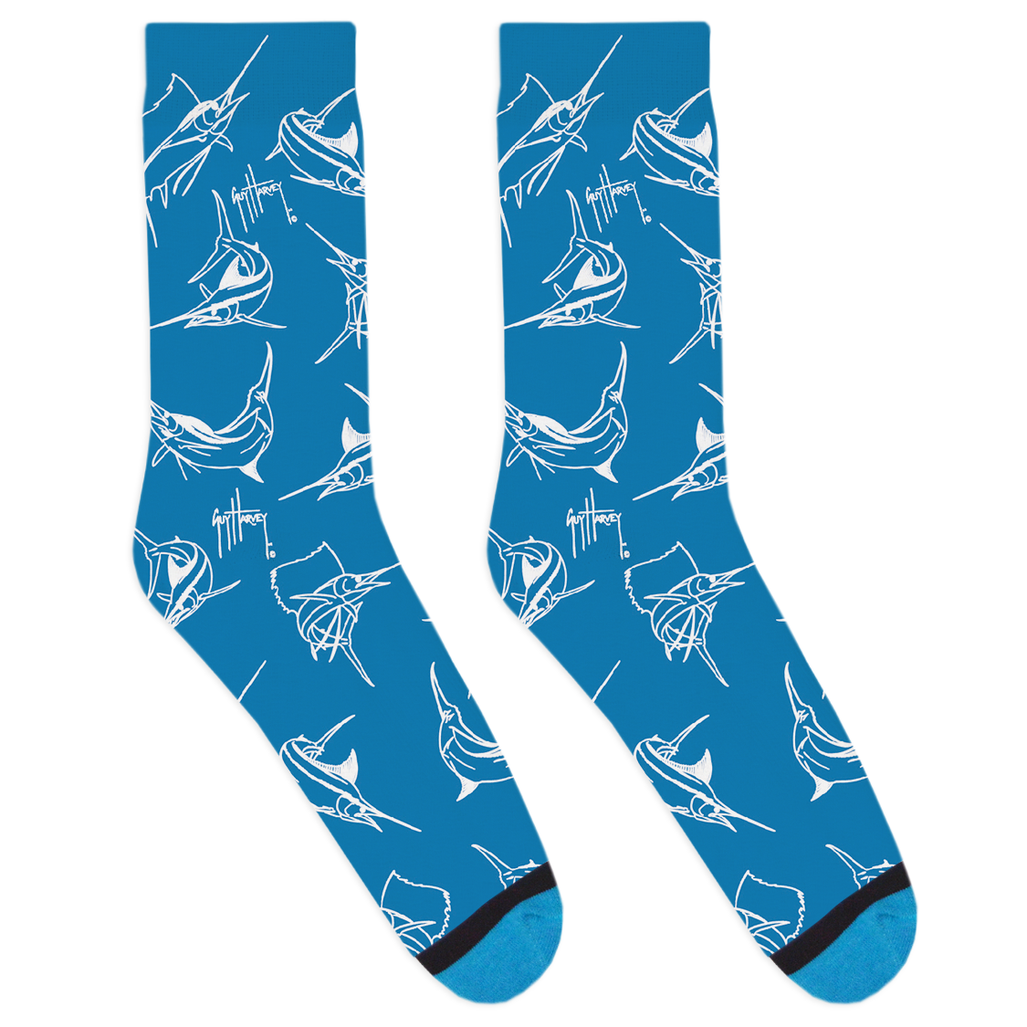 Guy Harvey Billfish Repeat Socks