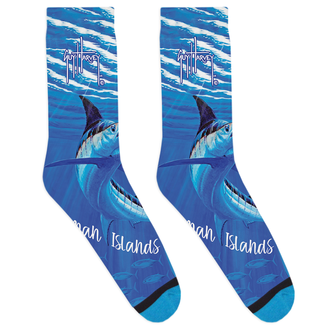 Guy Harvey Cayman Islands - Blue Marlin Socks