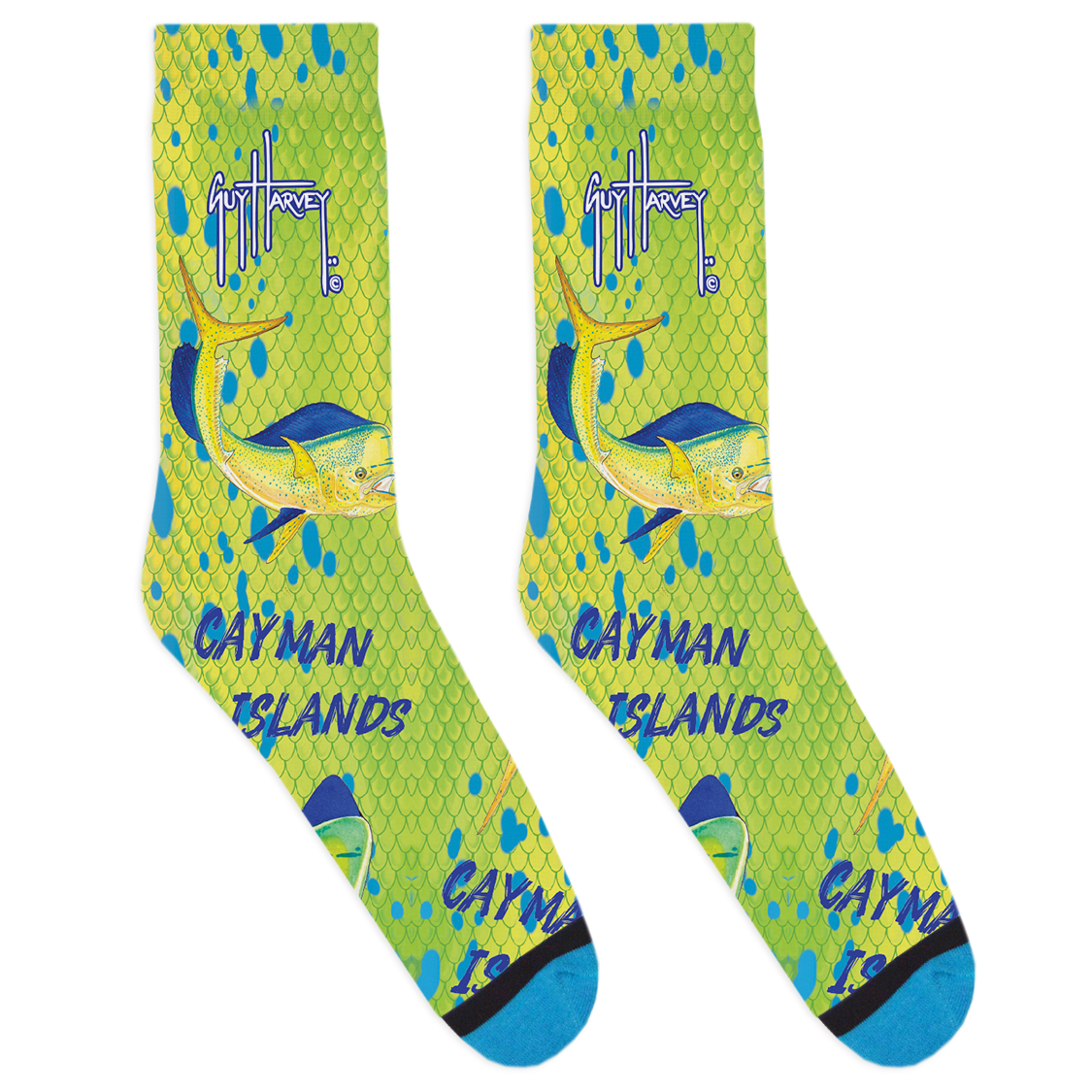 Guy Harvey Cayman Islands - Mahi Skin Socks