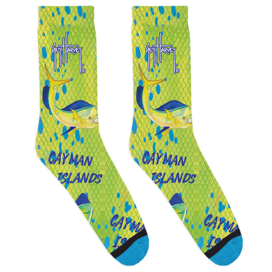Guy Harvey Cayman Islands - Mahi Skin Socks