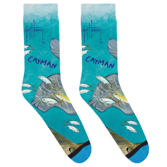 Guy Harvey Cayman Islands - Stingrays Socks