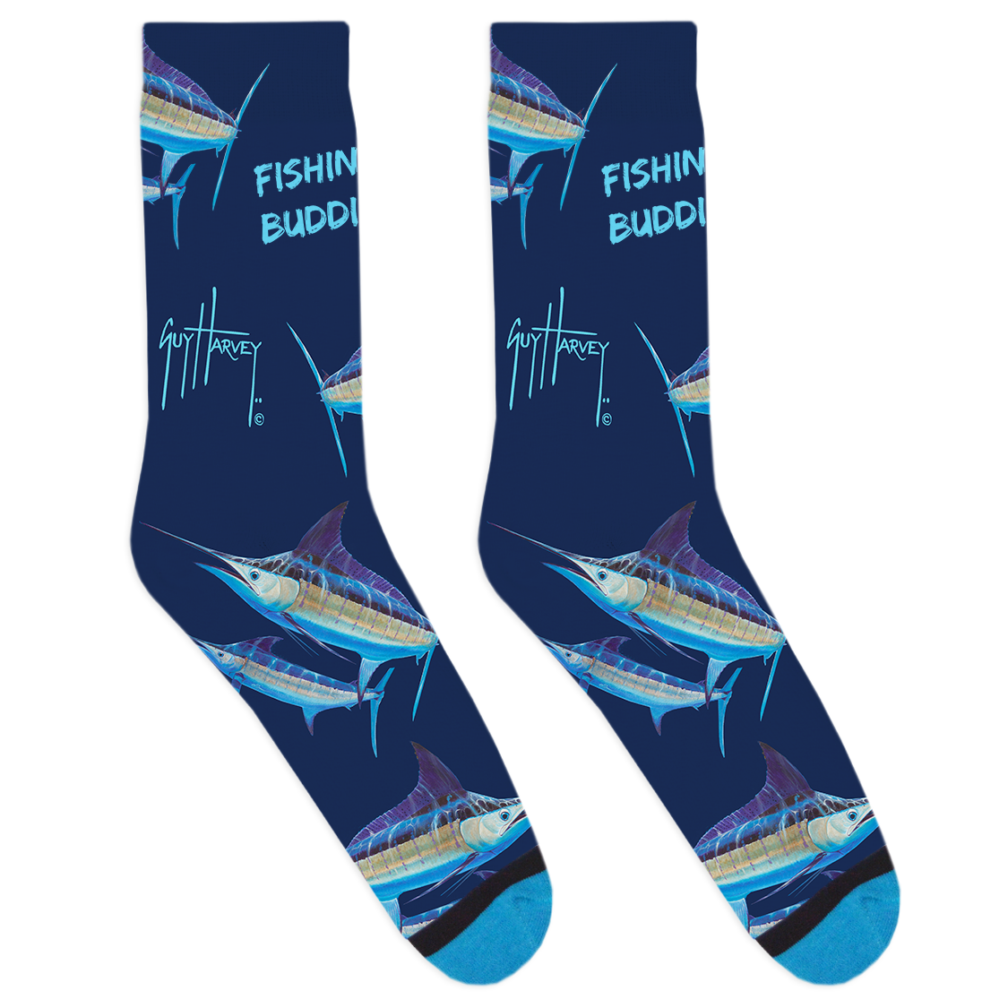 Guy Harvey Fishing Buddies Marlin Socks