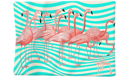 Guy Harvey Flamingle Blanket