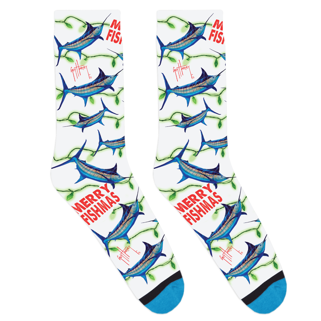 Guy Harvey Marlin Lights Socks