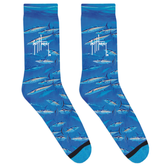 Guy Harvey Wahoo Frenzy Socks