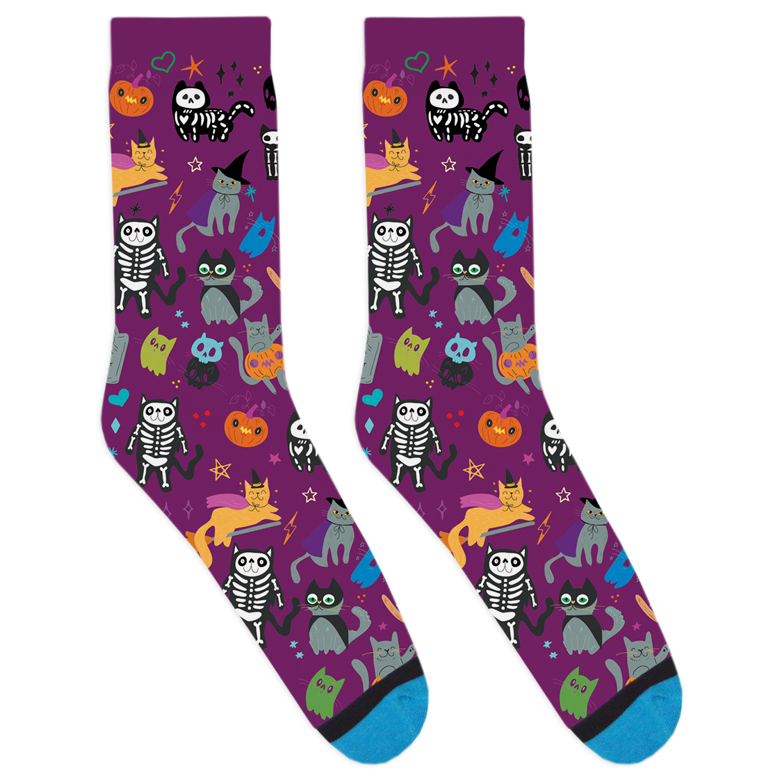 Halloween Cats Socks
