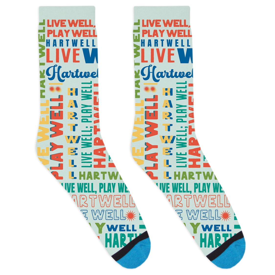 Hartwell Text Socks