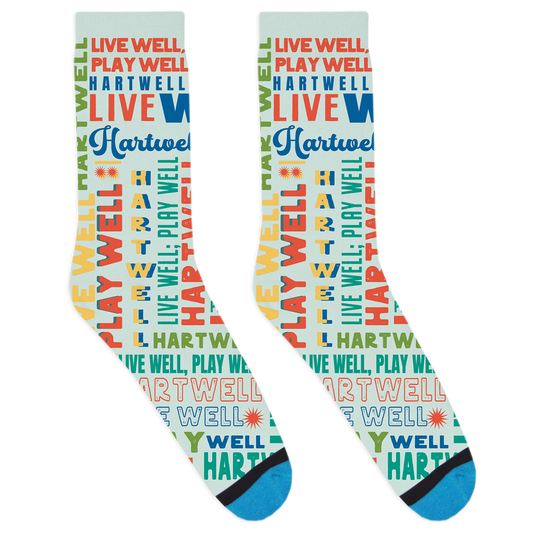 Hartwell Text Socks