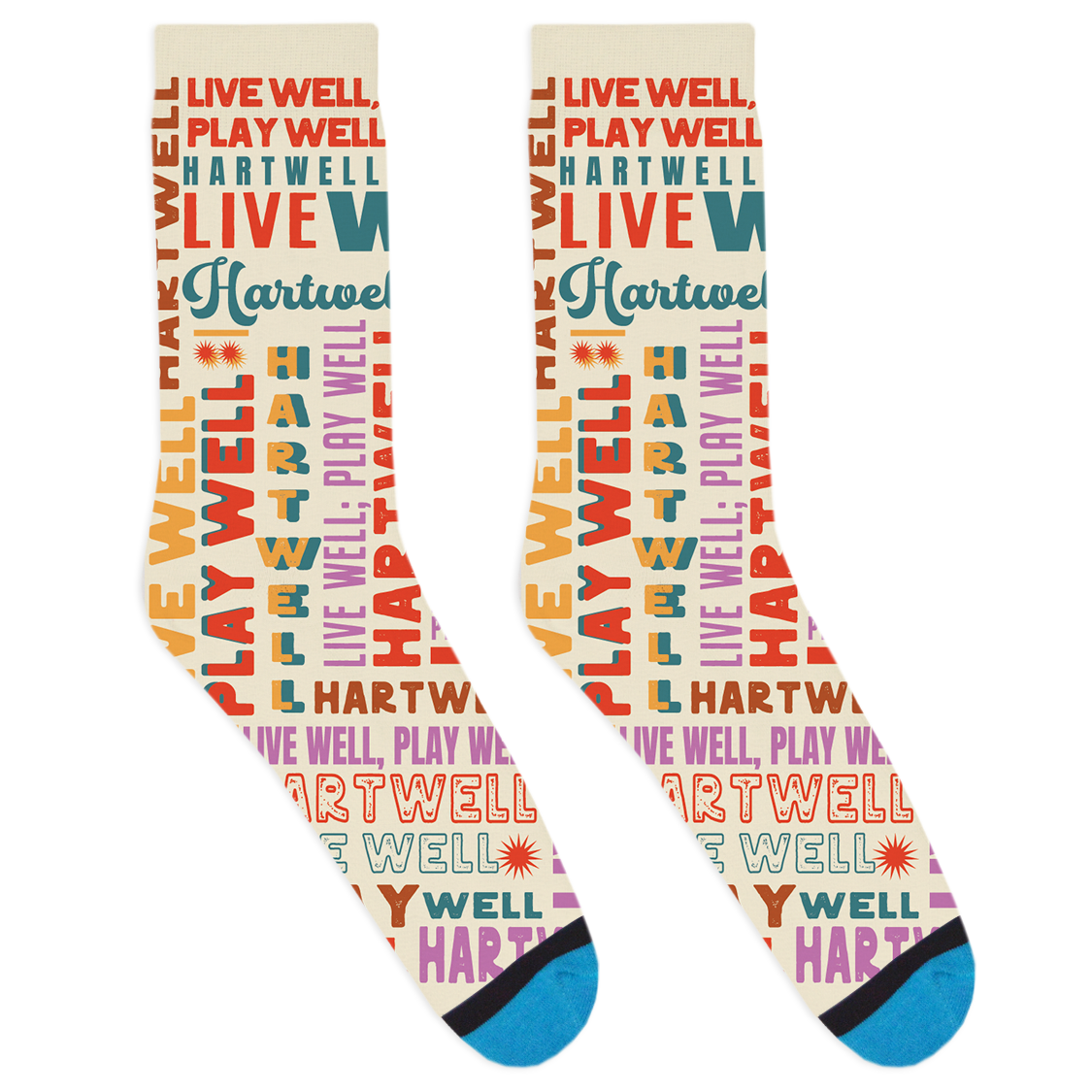 Hartwell Text Socks