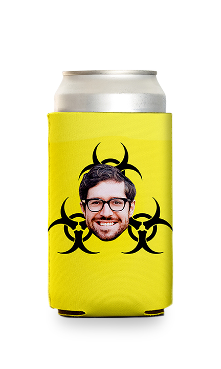 Custom Contaminated Can Cooler