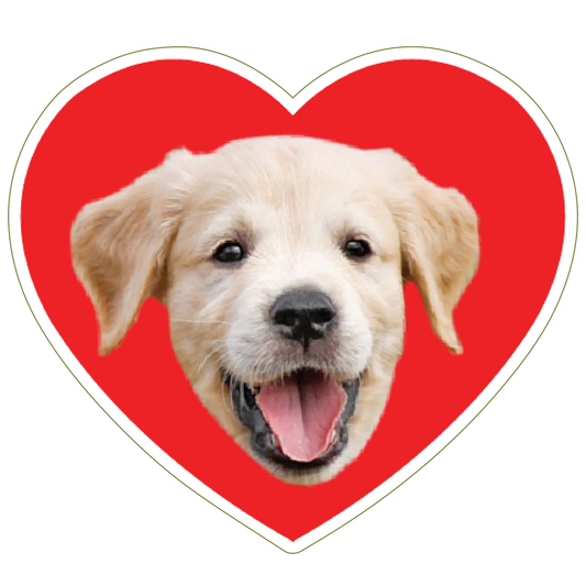 Custom Static Cling Heart