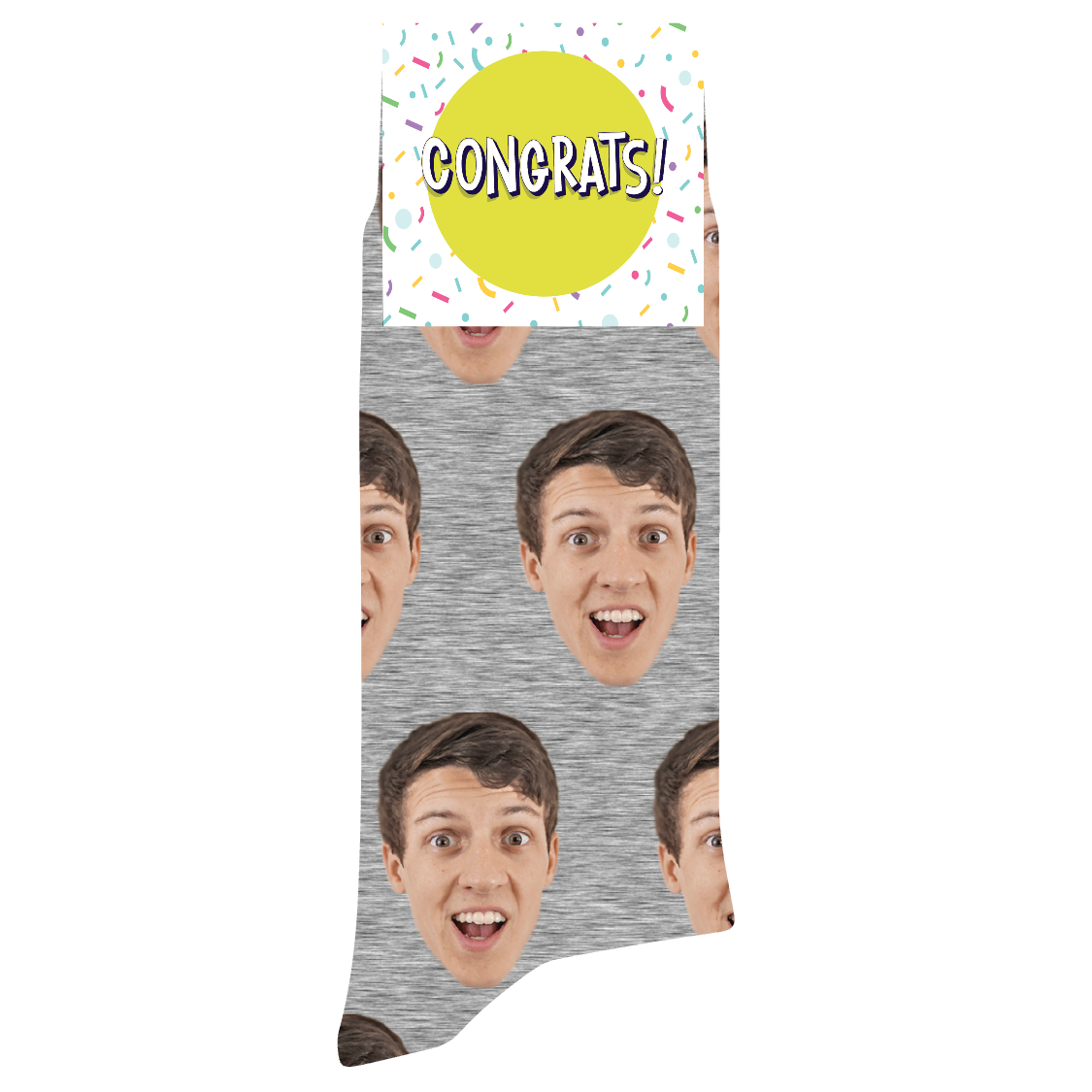 Custom Face Socks with Packaging