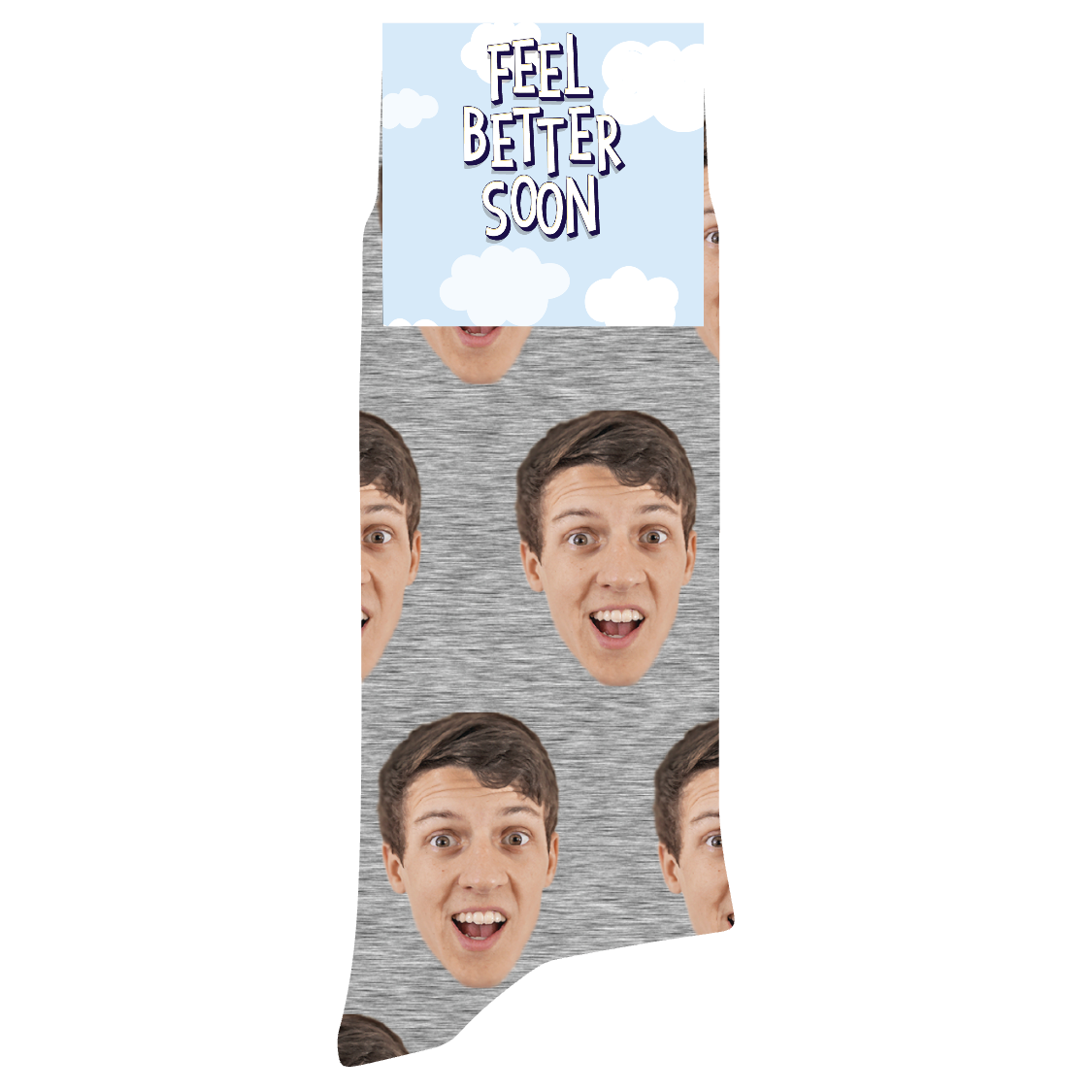 Custom Face Socks with Packaging
