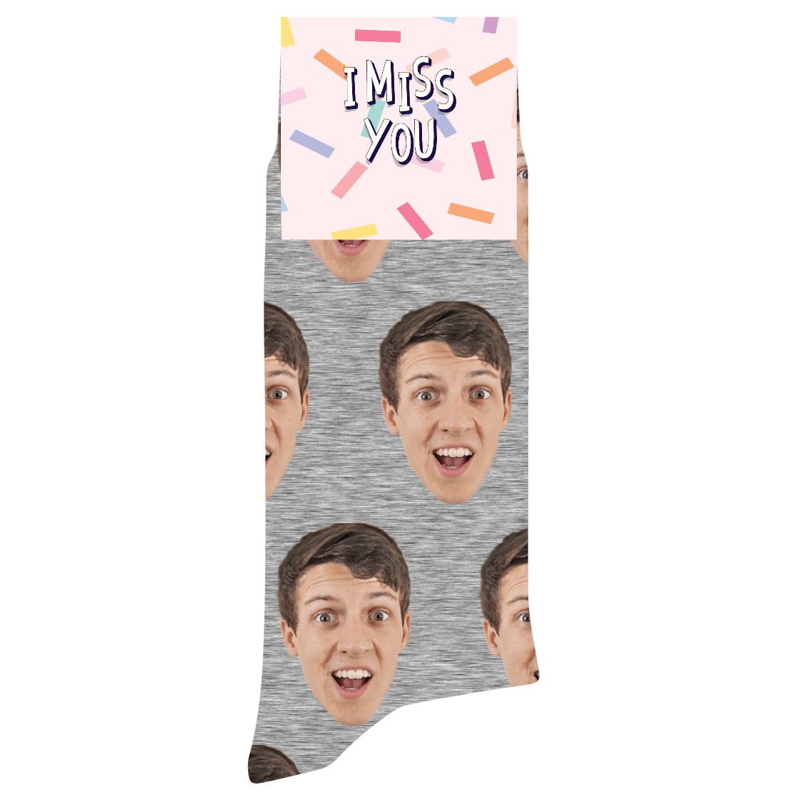 Custom Face Socks with Packaging