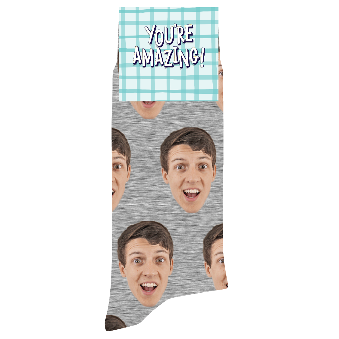 Custom Face Socks with Packaging