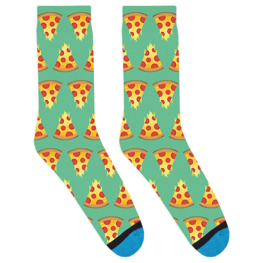 Cheesy Pizza Socks